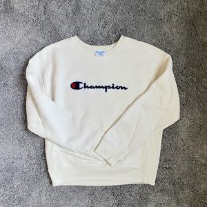 Champion Cream Crewneck